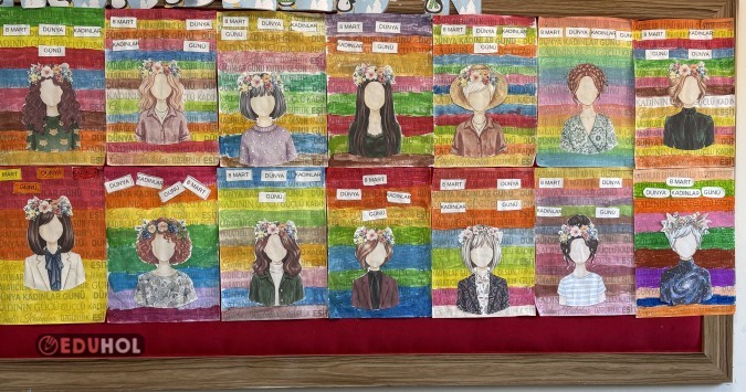 8 Mart Dünya Kadınlar Günü 15 Kadın Silüeti