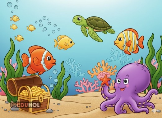 Denizaltı Boyama Sayfası