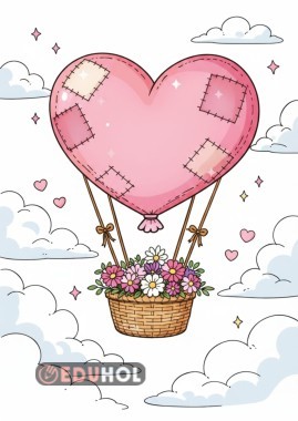 Sevgi Balonu Boyama