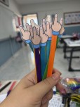 “Bir Parmak Boşluk Bırak” şablonu