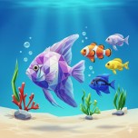 Poligonal Hayvanlar Boyama Sayfaları