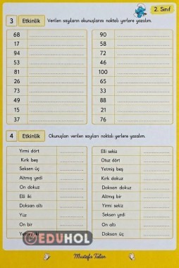 SAYILARIN OKUNUŞU VE YAZILIŞI 1
