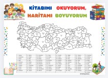 Kitabımı okuyorum, haritamı boyuyorum