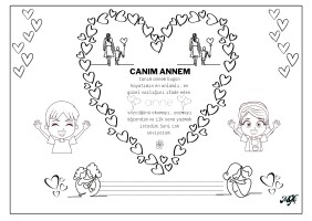 Canım annem etkinlik kağıdı