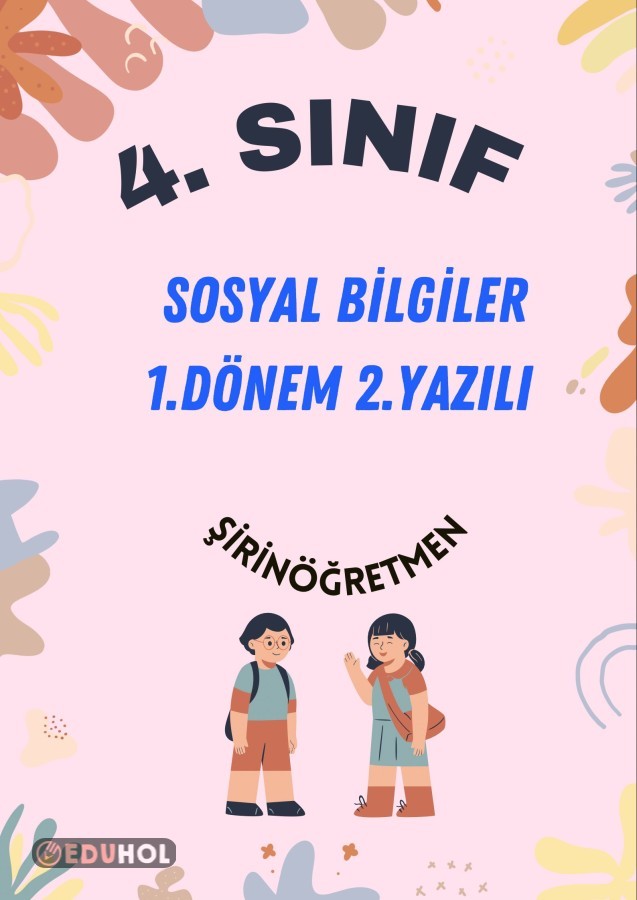 4.Sınıf Sosyal Bilgiler 1.Döne... | Eduhol - Ders Videoları İzle Online ...