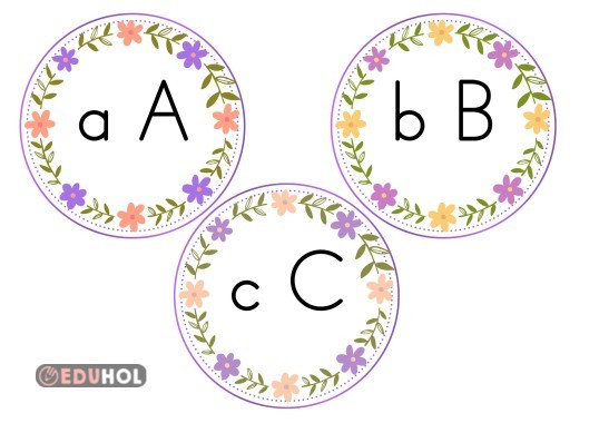 Alfabemiz (Akıllı tahta üstüne yapıştırmak için)