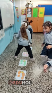 Ayak İzi 2'şer Ritmik Sayma