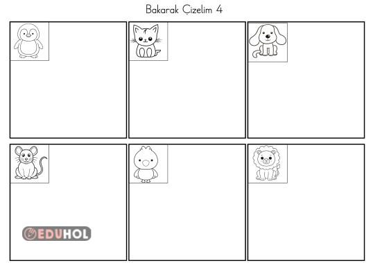 Bakarak Resim Çizelim Seviye 1.4