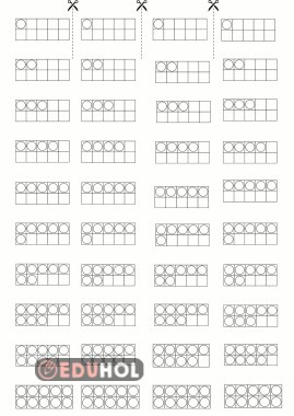 Boncukla Rakamlar İnteraktif Defter Sayfası