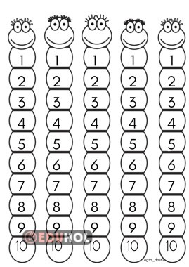 Tırtıl Rakamlar İnteraktif Defter