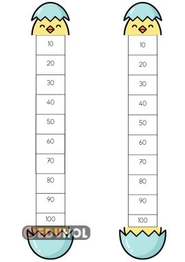 Yumurtadan Çıkan Civciv Katlamalı Onar Sayma