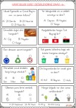 1.Sınıf Hayat Bilgisi Süreç Değerlendirme 6