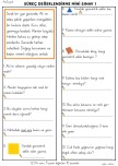 1.Sınıf Tüm Dersler Süreç Değerlendirme Mini Sınav 1