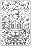 29 Ekim Cumhuriyet Bayramı Boyama( 3 sayfa )