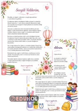 1.sınıf velilerine tanışma mektubu ✔️