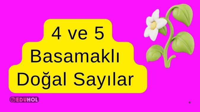4 ve 5 Basamaklı Doğal Sayılar Çözümleme 💚