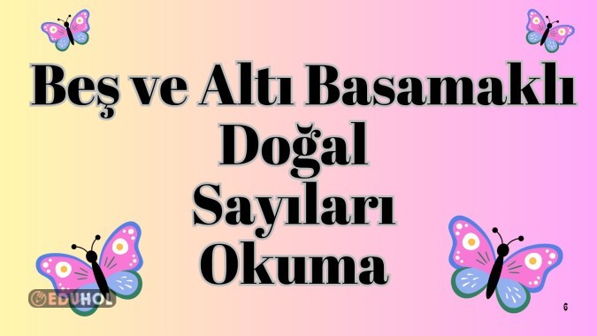 Beş ve Altı Basamaklı Doğal Sayıların Okunuşu Soru Kartları 2