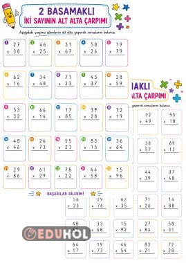 İki Basamaklı İki Sayının Çarpımı