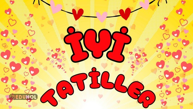 İyi Tatiller Dijital Karne Panosu 🩷