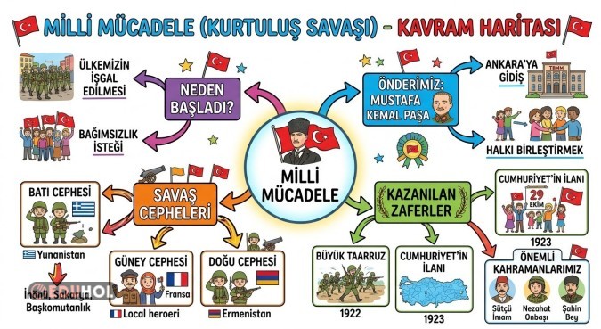 Millî Mücadele Kavram Haritası