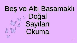 Beş ve Altı Basamaklı Doğal Sayıların Okunuşu 3