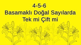 Doğal Sayılarda Tek ve Çift ✔️
