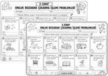Onluk Bozarak Çıkarma İşlemi Problemleri 1 ✔️