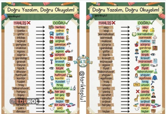 YAZIMI KARIŞTIRILAN KELİMELER DEFTERE YAPIŞTIRMA ETKİNLİĞİ