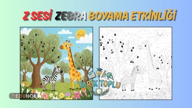 Z HARFİ ZEBRA BOYAMA ETKİNLİĞİ