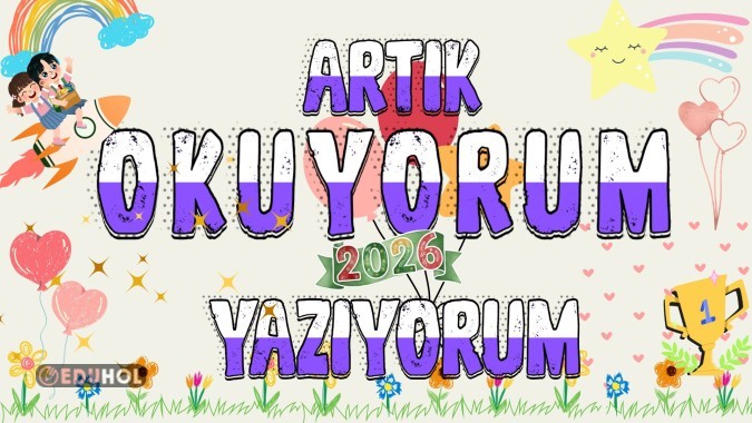 Artık Okuyorum Yazıyorum dijital pano