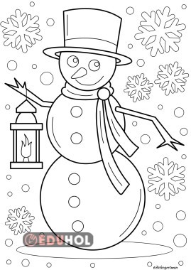 KIŞ MEVSİMİ BOYAMASI