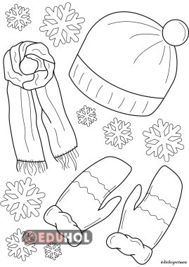 KIŞ MEVSİMİ BOYAMASI