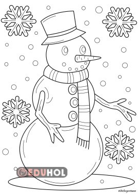 KIŞ MEVSİMİ BOYAMASI