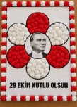 29 Ekim Cumhuriyet Bayramı pano süslemesi