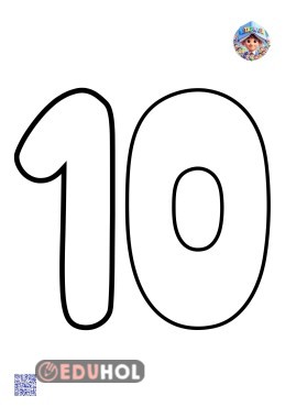 10 sayısı okul öncesi etkinlik