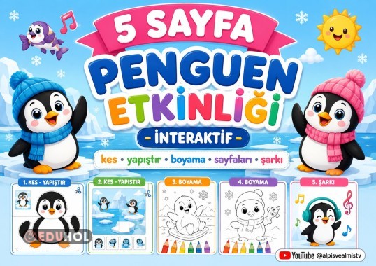 5 SAYFA İNTERAKTİF ETKİNLİK SETİ