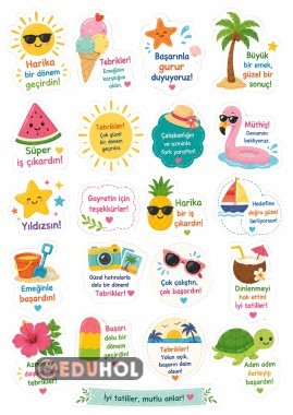Karne sticker paketi