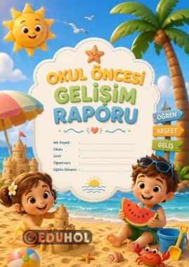 Okul öncesi gelişim raporu