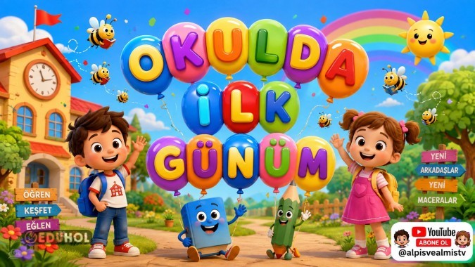 OKULDA İLK GÜNÜM DİJİTAL PANO
