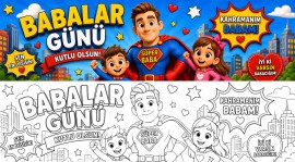 babalar günü boyama