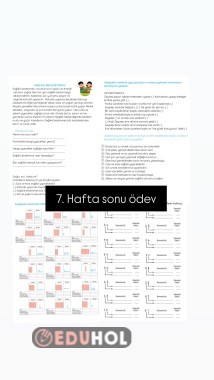 7. Hafta sonu ödev