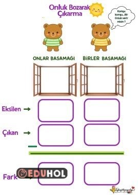 onluk bozarak çıkarma
