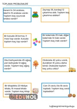 TOPLAMA PROBLEMLERİ 2