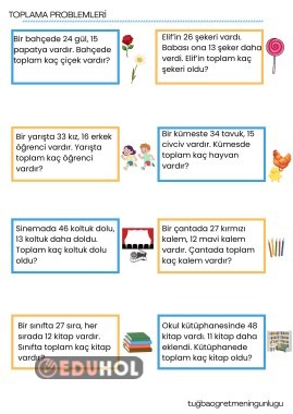 TOPLAMA PROBLEMLERİ 3