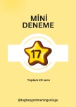17 mini deneme