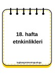 18.hafta problemleri ve süreç değerlendirme