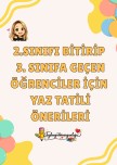 3. sınıfa geçenlere öneriler