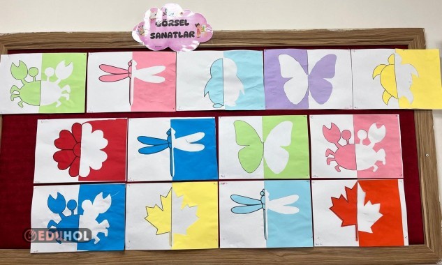 Renkli Simetri Çalışması