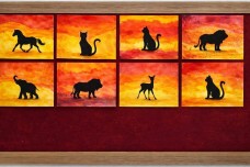 Gün Batımında Hayvan Siluetleri