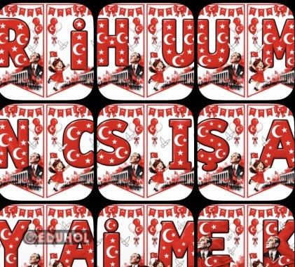 29 Ekim Yaşasın Cumhuriyet – Pano Süsleme Yazısı 🇹🇷